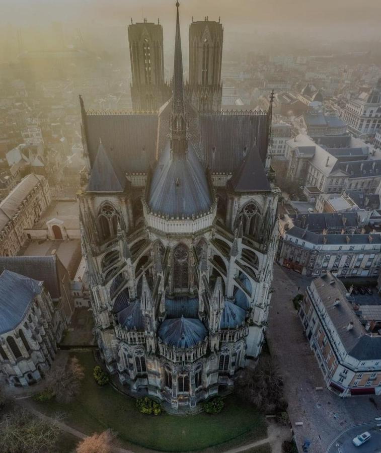 La Place Des Sacres, Proche Gare Et Centre Reims Kültér fotó